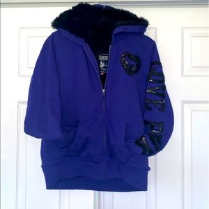Victoria secret faux fur jacket